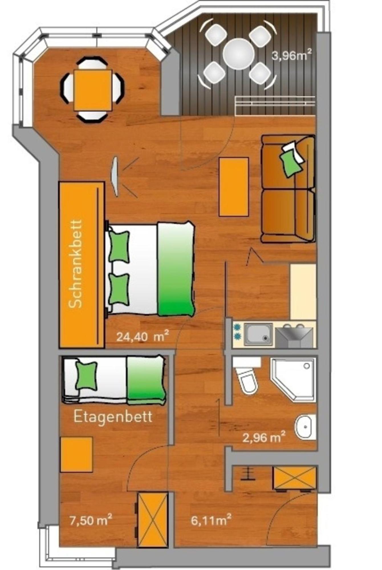 Ancora Marina Haus 1 Nr 03, Typ 1 Appartement Neustadt in Holstein Buitenkant foto